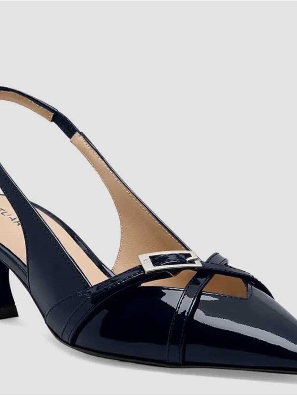 Stuart Weitzman Georgie Slingback Nice Blue- size 9.5 NWT